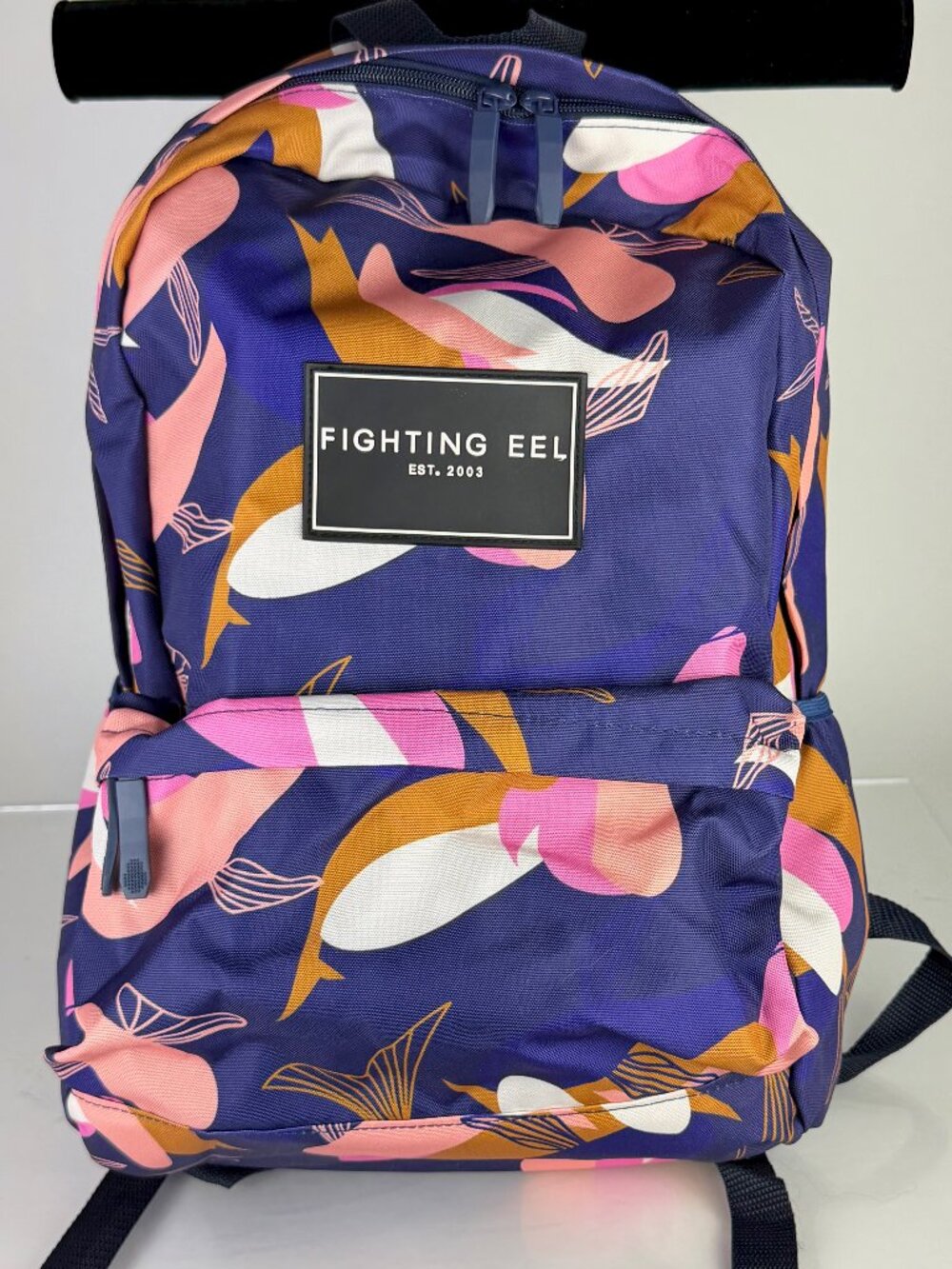 Fighting Eel Backpack NWOT | Rare Tropical Print Travel Laptop Bag | Honolulu De